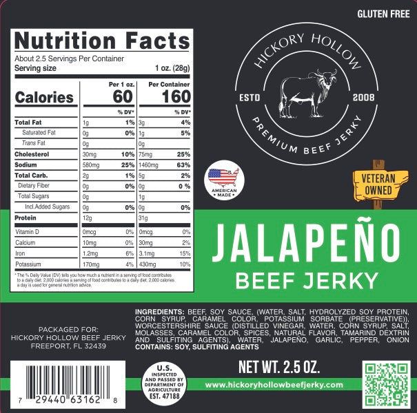 JALAPEÑO BEEF JERKY