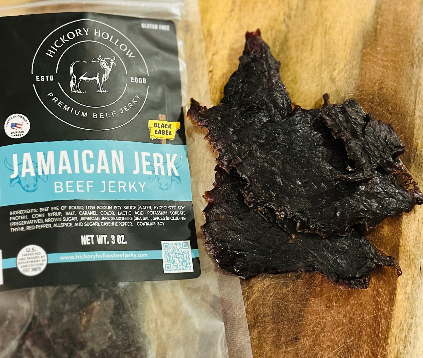 JAMAICAN JERK BEEF JERKY