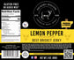 LEMON PEPPER BRISKET JERKY