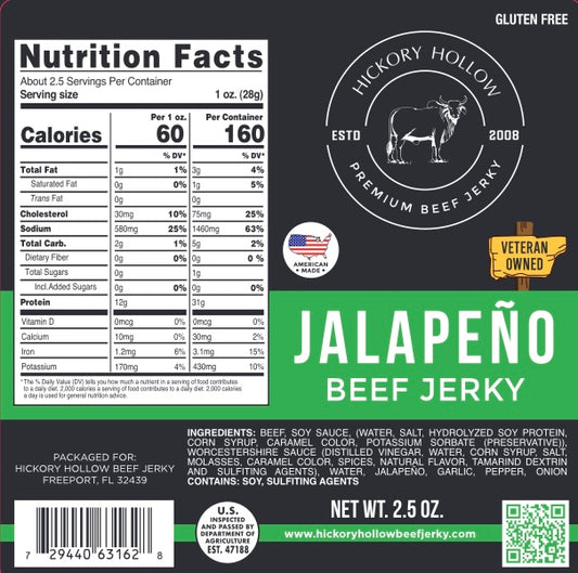 JALAPEÑO BEEF JERKY