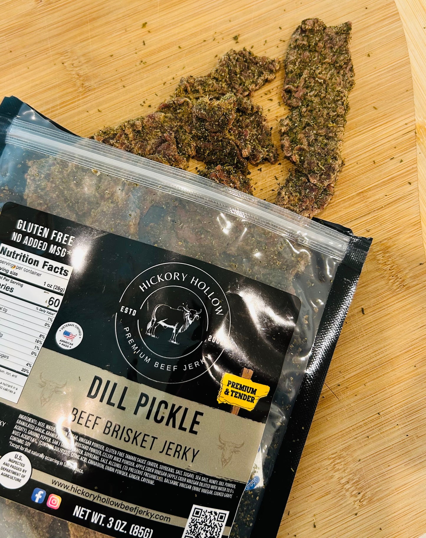 DILL PICKLE BRISKET JERKY