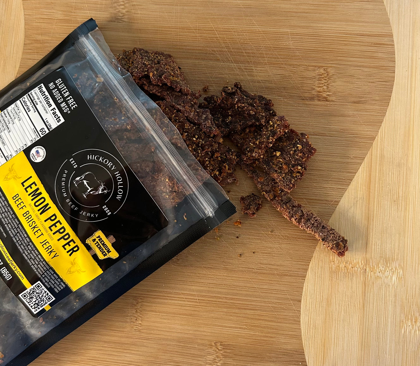 LEMON PEPPER BRISKET JERKY