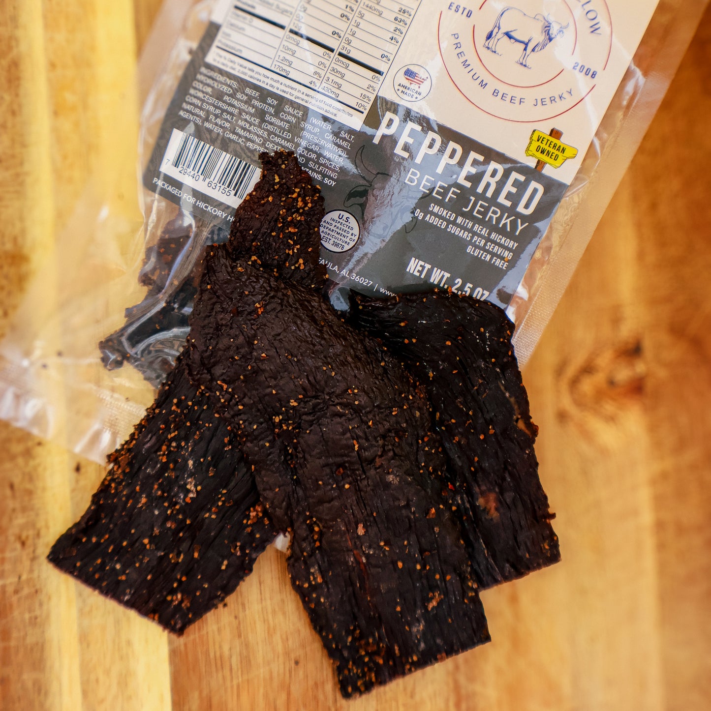 PEPPERED BEEF JERKY